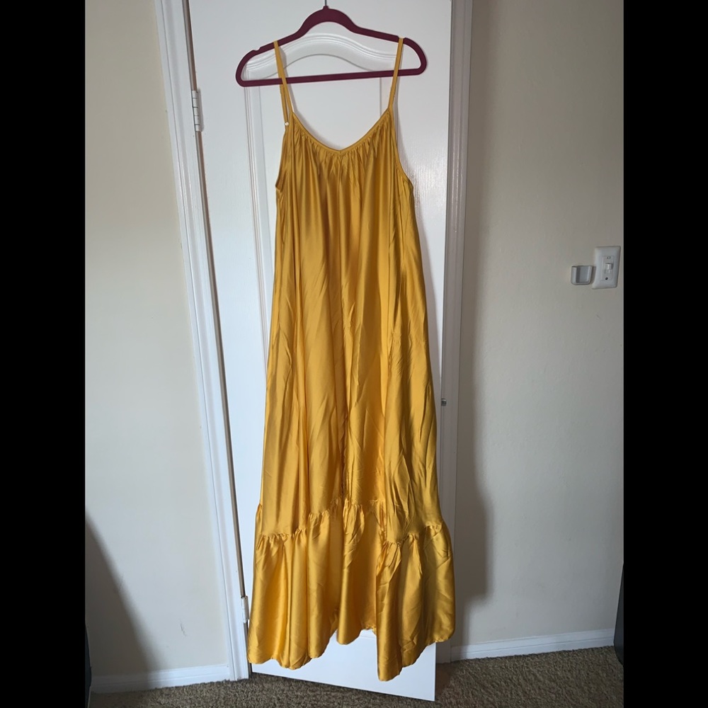 Marigold maxi dress